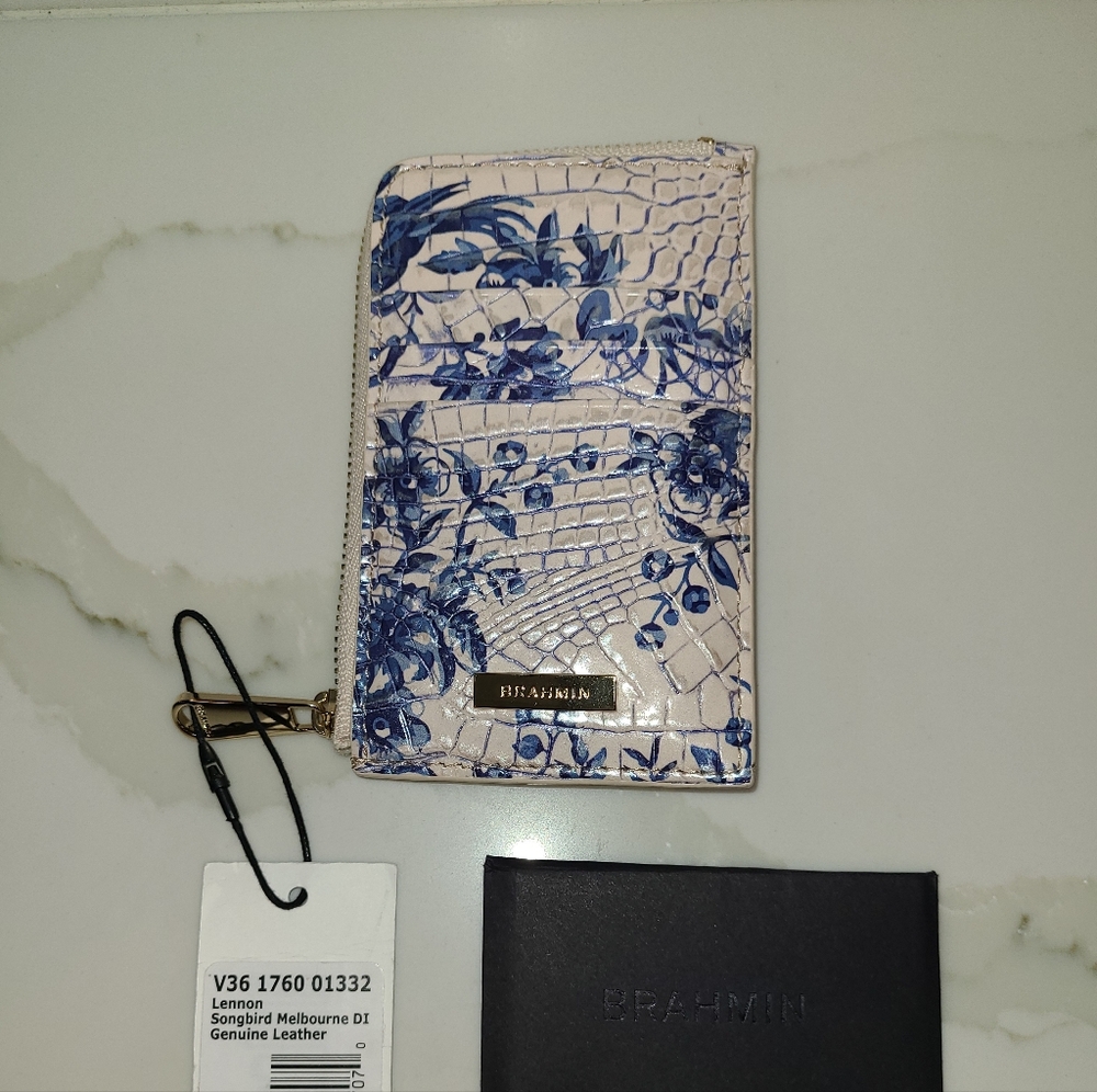 Brahmin Lennon Songbird Melbourne DI NWT card ID holder Wallet
